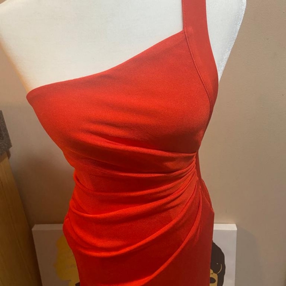 Vintage House Of London Bodycon Red Dress! - Picture 3 of 12